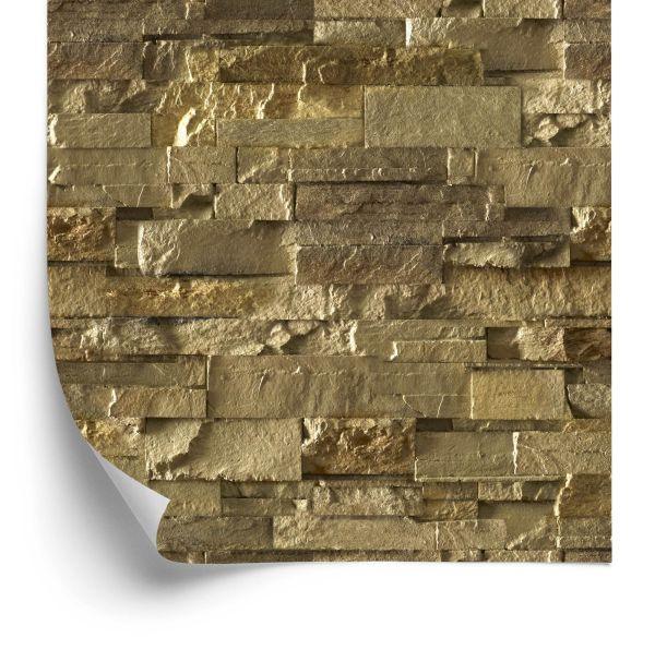 Behang Stenen Baksteen - 3D-Effect