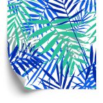 Behang Palm Bladeren