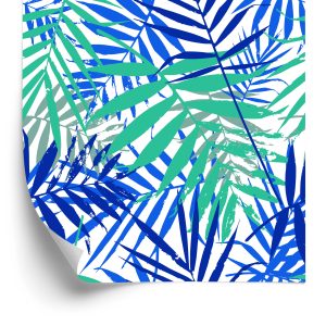 Behang Palm Bladeren