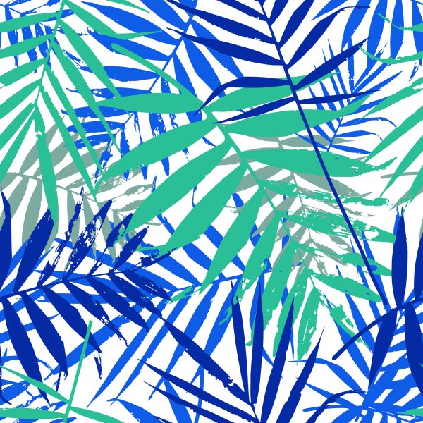 Behang Palm Bladeren - Afbeelding 2