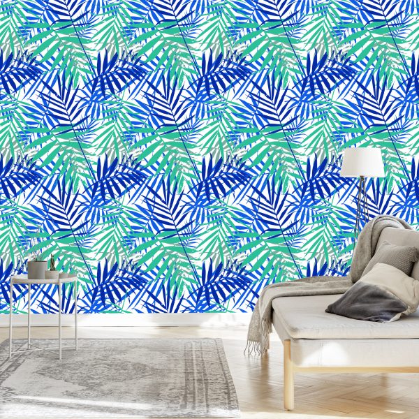 Behang Palm Bladeren - Afbeelding 3