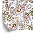 Behang Kleurrijk Paisley-Patroon