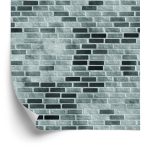 Behang Modern Grijs Bakstenen Muureffect