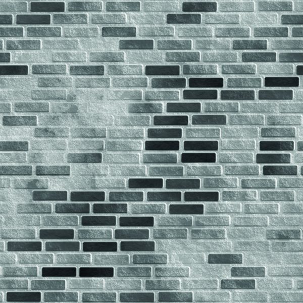 Behang Modern Grijs Bakstenen Muureffect - Afbeelding 2