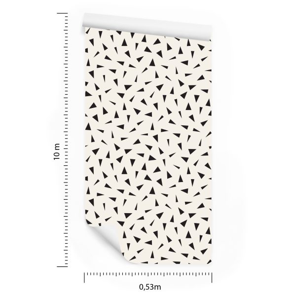 Behang Geometrisch - Verspreide Driehoeken - Afbeelding 8