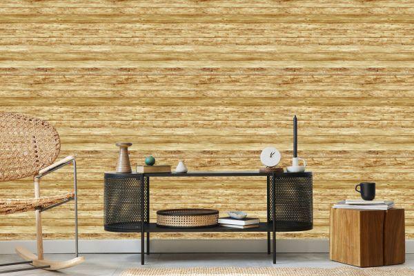 Behang Horizontale Houten Planken - Afbeelding 5