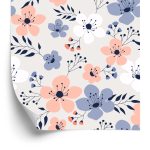Behang Kleurrijke Lentebloemen