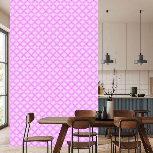 Behang Gewatteerd - Roze - Afbeelding 4