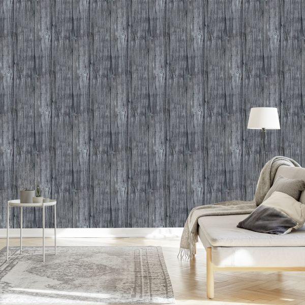 Behang Rustieke Houten Planken - Afbeelding 3