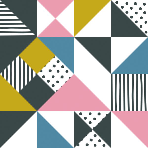 Behang Geometrisch - Kleurrijke Driehoeken - Afbeelding 2