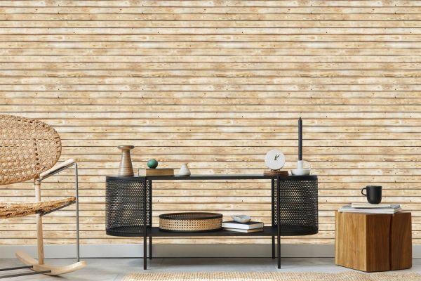 Behang Horizontale Esdoornborden - Afbeelding 5