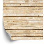 Behang Horizontale Esdoornborden