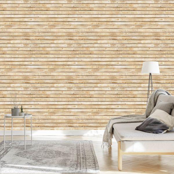 Behang Horizontale Esdoornborden - Afbeelding 3