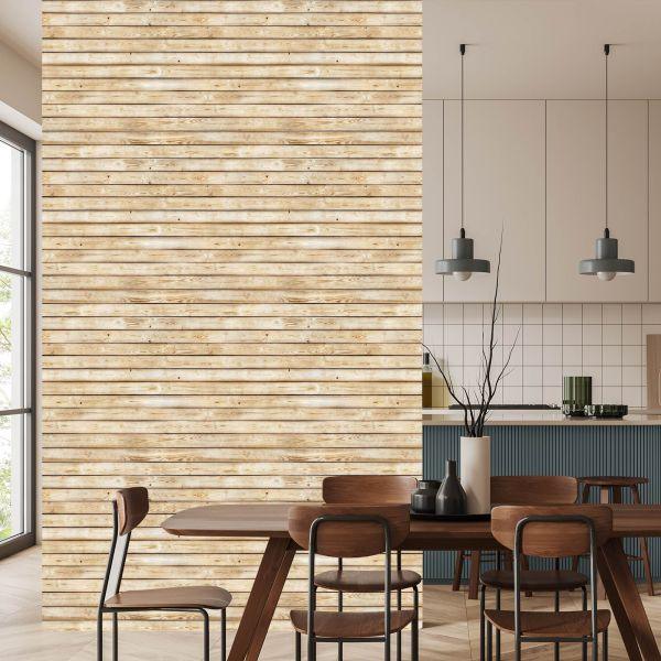 Behang Horizontale Esdoornborden - Afbeelding 4