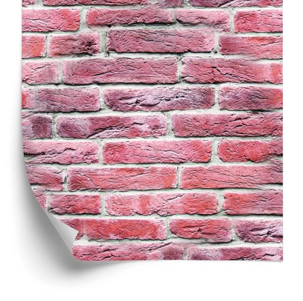 Behang Oude Rode Baksteen