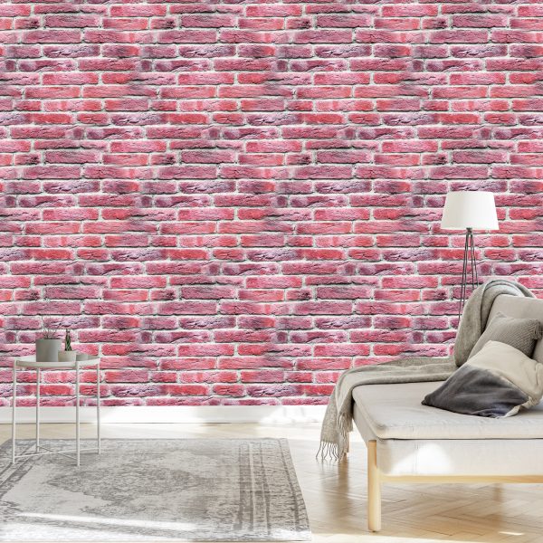 Behang Oude Rode Baksteen - Afbeelding 3