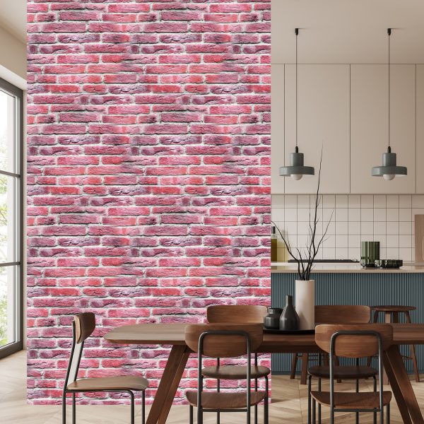 Behang Oude Rode Baksteen - Afbeelding 4
