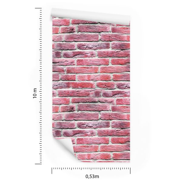 Behang Oude Rode Baksteen - Afbeelding 8