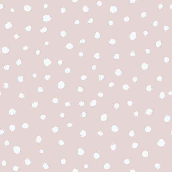 Behang Abstracte Witte Stippen - Afbeelding 2
