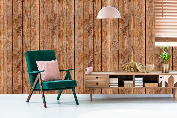Behang Oude Houten Planken - Afbeelding 6