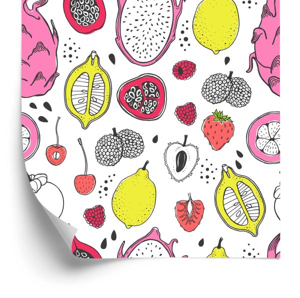 Behang Voor In De Keuken - Exotisch Fruit
