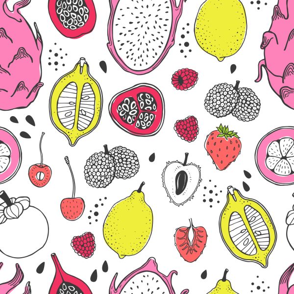 Behang Voor In De Keuken - Exotisch Fruit - Afbeelding 2