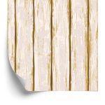 Behang Heldere Houten Planken Met Reinigingsmiddelen
