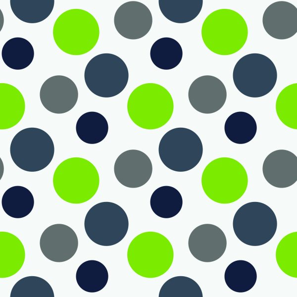Behang Grijze En Groene Stippen - Afbeelding 2