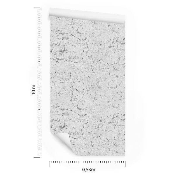 Behang Realistisch Gebarsten Beton - Afbeelding 8