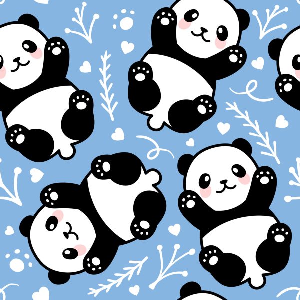Behang Voor Kinderen - Pandaberen - Afbeelding 2