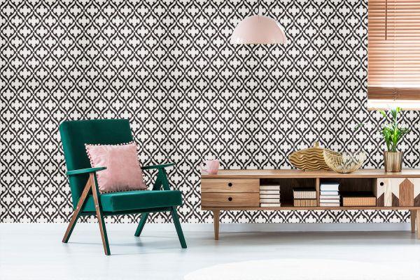 Behang Vintage Ornamenten - Afbeelding 6