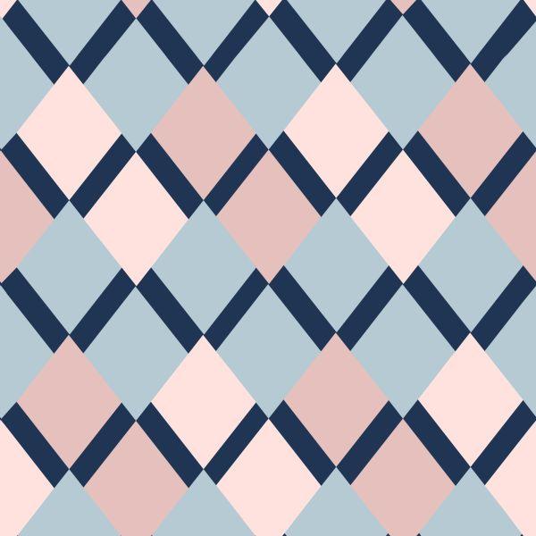 Behang Geometrisch - Kleurrijke Diamanten - Afbeelding 2