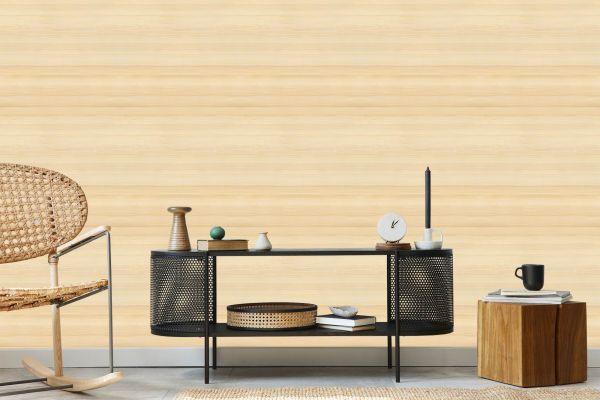Behang Helder Horizontaal Houten Patroon - Afbeelding 5