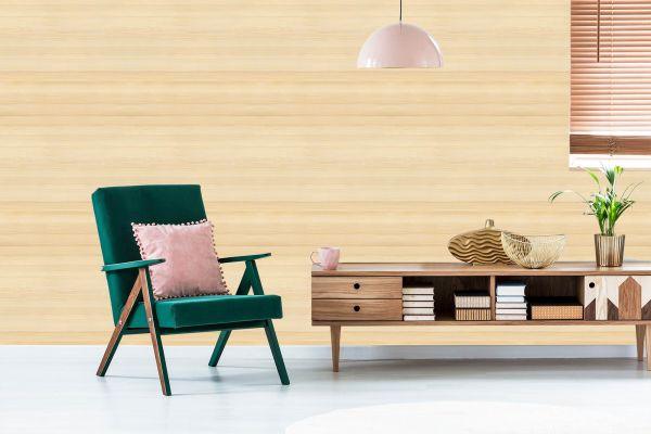 Behang Helder Horizontaal Houten Patroon - Afbeelding 6