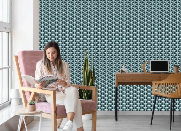 Behang Modern Geometrisch Patroon - Afbeelding 7