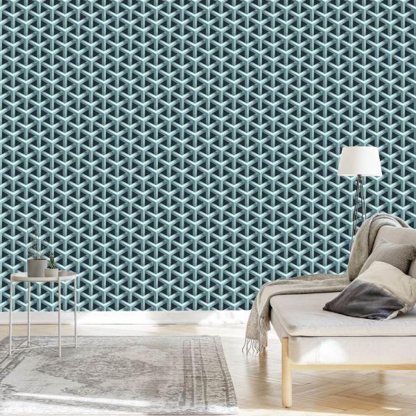 Behang Modern Geometrisch Patroon - Afbeelding 3