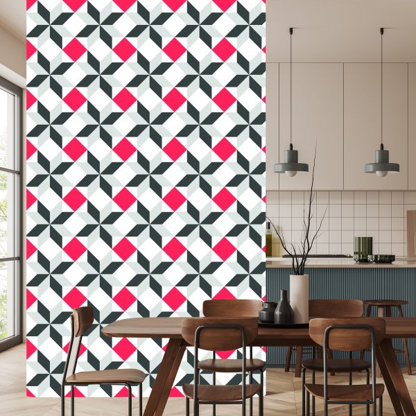 Behang Prachtig Modernistisch Mozaïek - Afbeelding 4