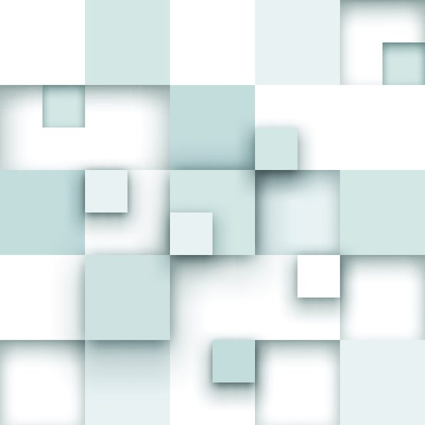 Behang Abstracte Vierkanten - 3D-Effect - Afbeelding 2