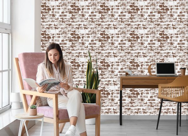 Behang Stenen Muur - Afbeelding 7