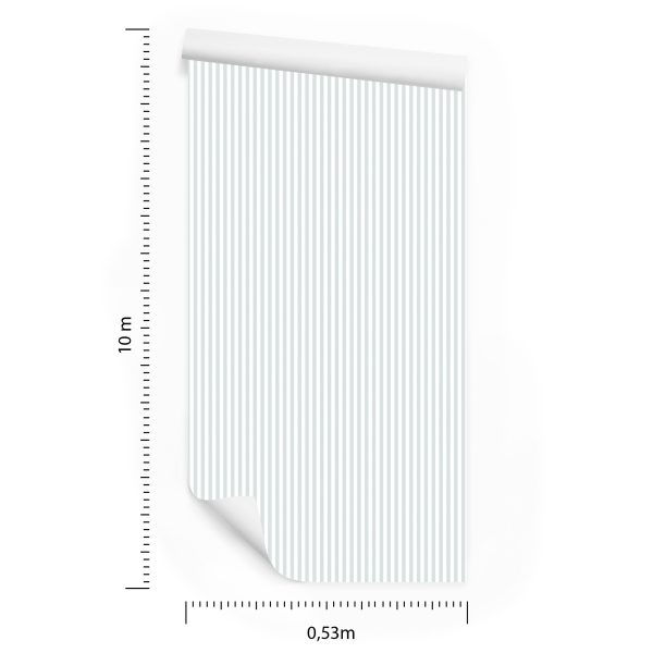 Behang Heldere Verticale Strepen - Afbeelding 8