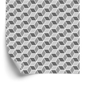 Behang Geometrisch Patroon - Optisch