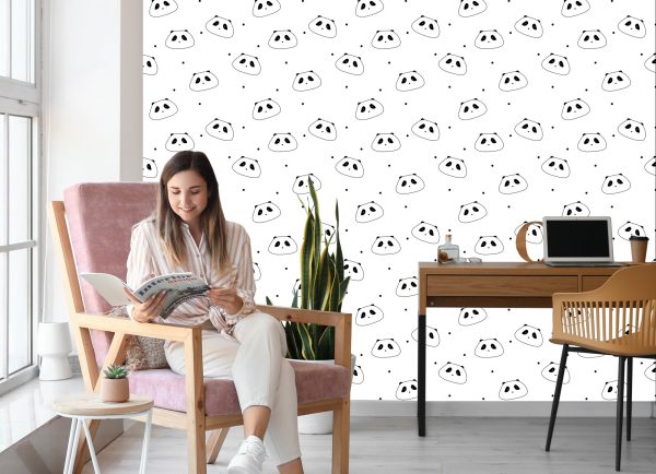 Behang Voor Kinderen - Panda's - Afbeelding 7