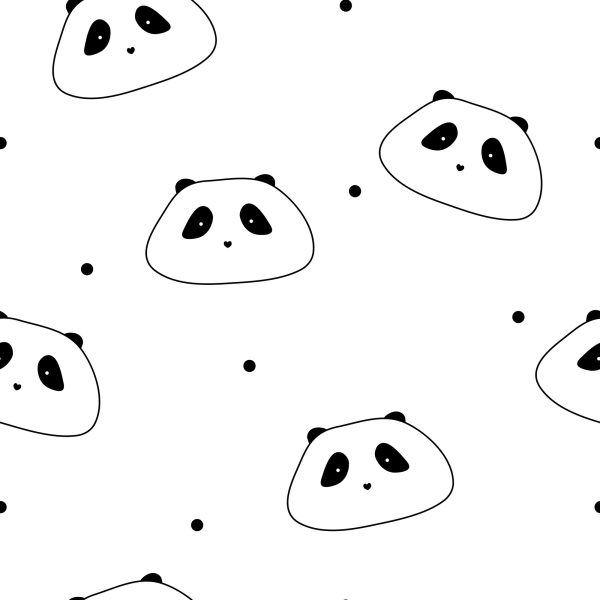 Behang Voor Kinderen - Panda's - Afbeelding 2