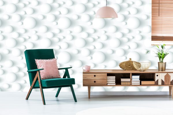 Behang Moderne 3D-Krukken Voor De Woonkamer, Slaapkamer - Afbeelding 6