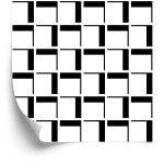 Behang 3D Geometrische Plaid Voor Kantoor Woonkamer