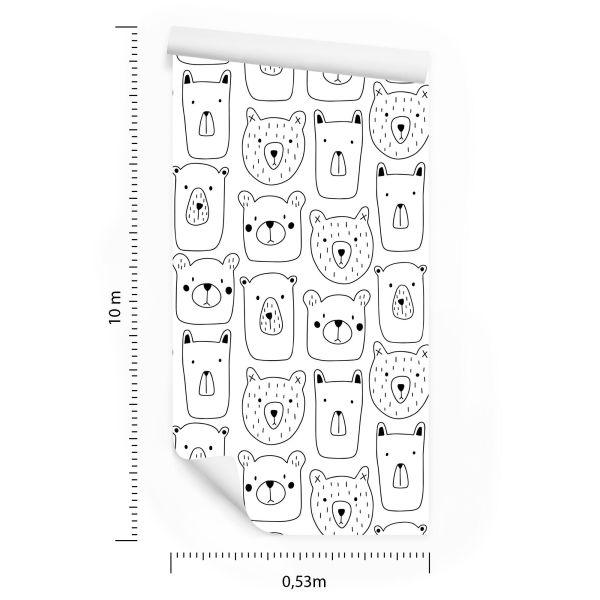 Behang Voor Kinderen - Beren - Afbeelding 8