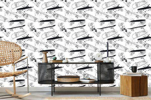 Behang Graffiti-Skateboards - Afbeelding 5