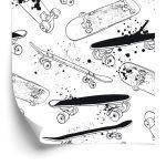 Behang Graffiti-Skateboards