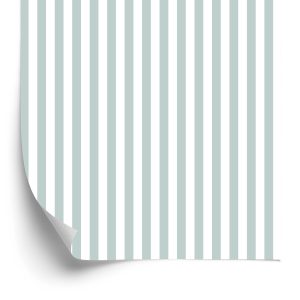 Behang Wit - Grijze Verticale Strepen