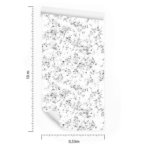 Behang Zwart En Wit Beton - Afbeelding 8